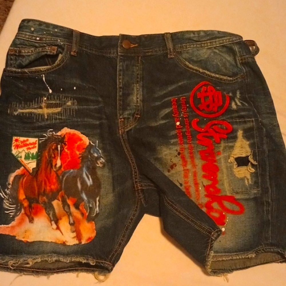 STRIVERS ROW HACKLEMORE Jean Shorts